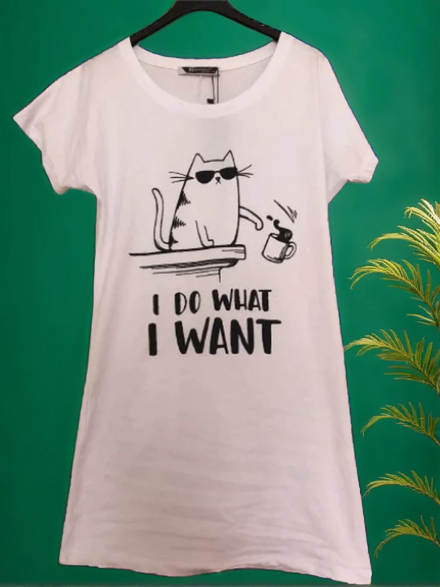 Tunika Obleka What I Want Bela L-XL Velikost