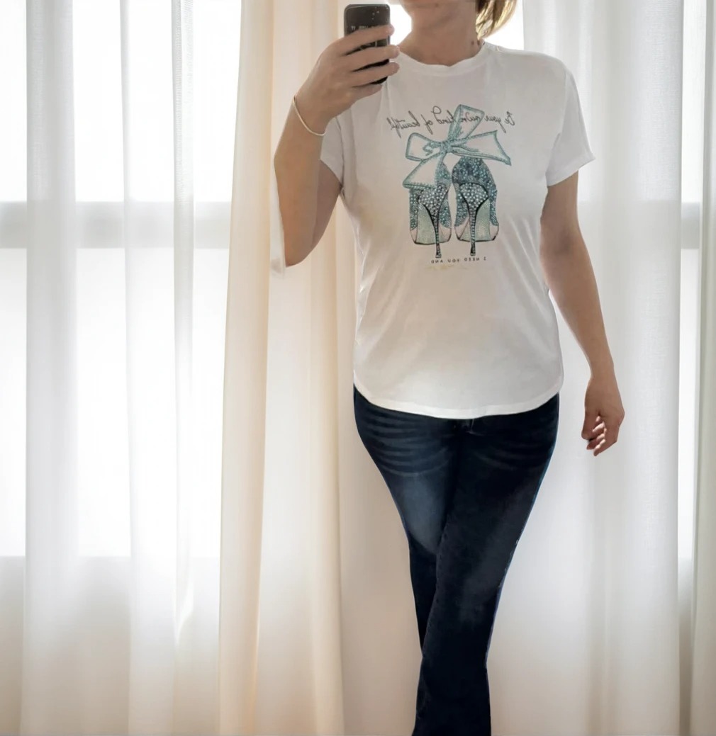 Majčka Čeveljček Modra L-XL Velikost-trgovinadanija.si